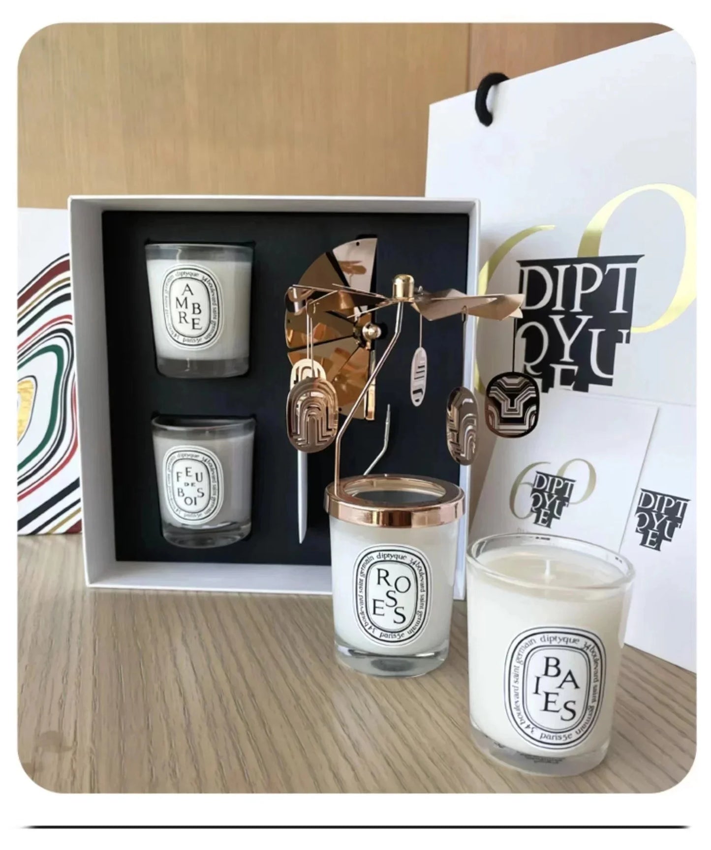 Diptyques Candles Fragrance Diffuser High Quality Aromatherapy Perfume Aroma Gift Scent Natural Diffuser Romantic Home Decor ﻿