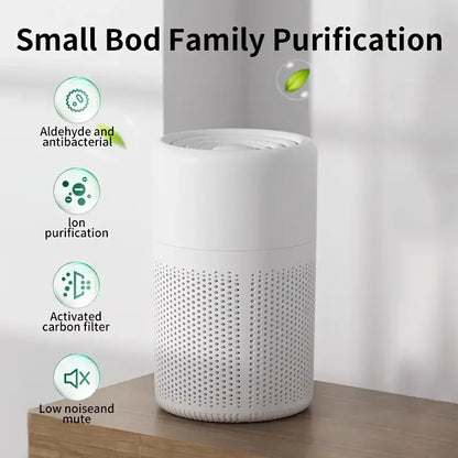 HEPA Air Purifier For Home With Scented Sponge,Deodorizing For Office Living Room Bedrooms