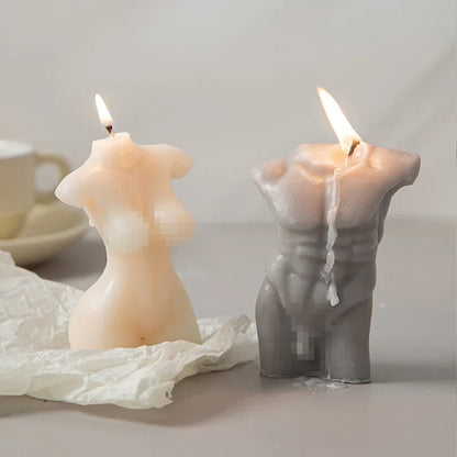 Creative Men and Women Body Aromatherapy Candles Handmade Candle Ornament Gift